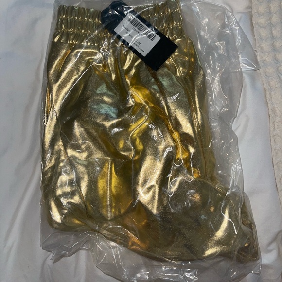 Pants - Shiny Gold Shorts